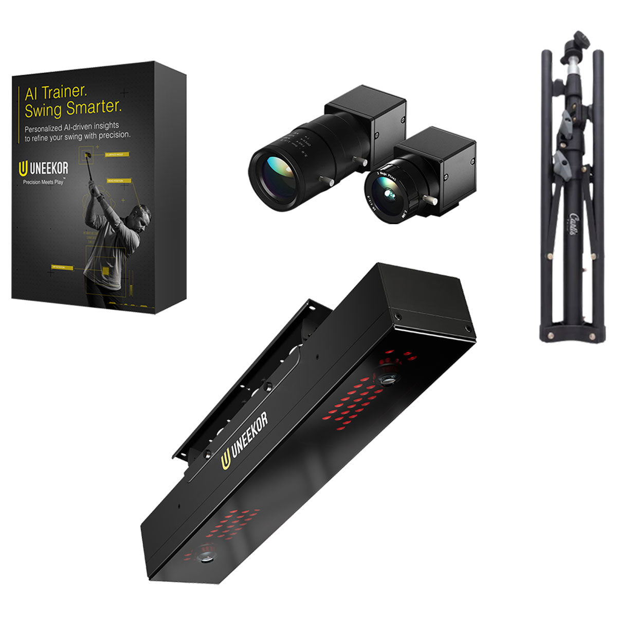 Uneekor EYE XR Golf Launch Monitor & Simulator with Swing Optix Cameras