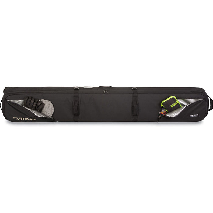 Dakine Boundary Ski Roller Bag - Black with Open Pockets