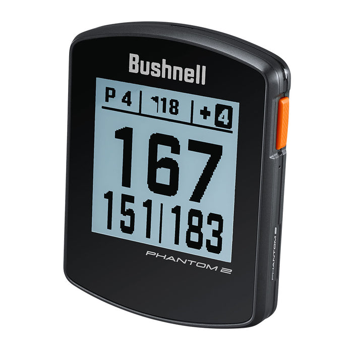 Bushnell Phantom 2 Handheld Golf GPS - Black - Left Angle