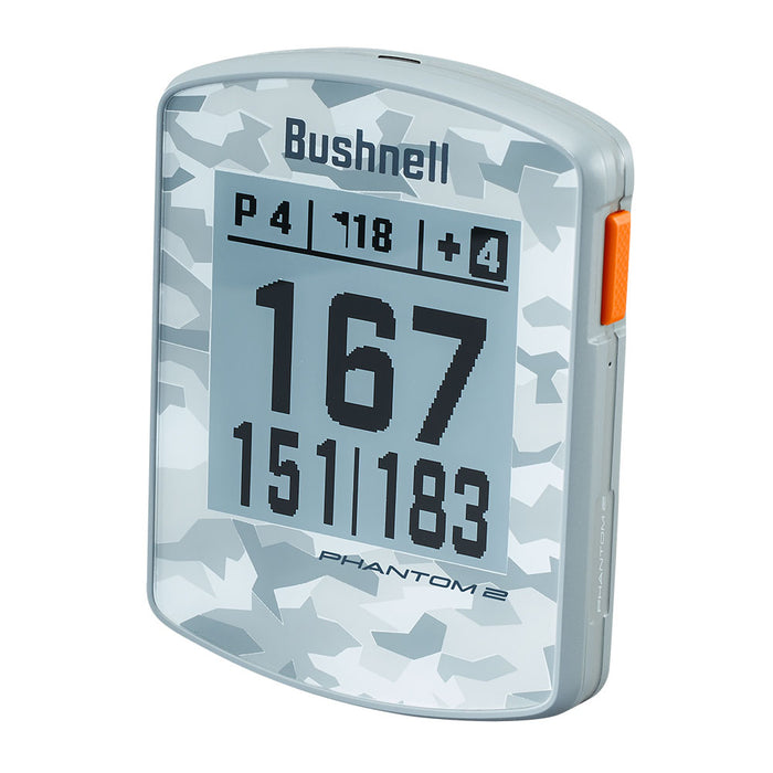 Bushnell Phantom 2 Handheld Golf GPS - Gray Camo - Left Angle