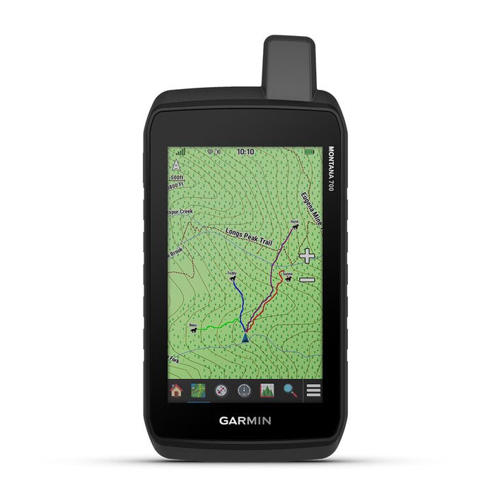 Garmin Montana 700 GPS Handheld for Hiking - Front Angle