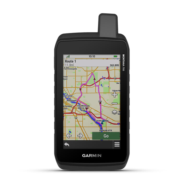 Garmin Montana 700 Handheld GPS - Front Angle