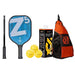 Onix Z5 MOD Series Graphite Pickleball - Blue with Onix Pro Team Sling Bag and 3-Pack Onix Fuse G2 Outdoor Pickleballs