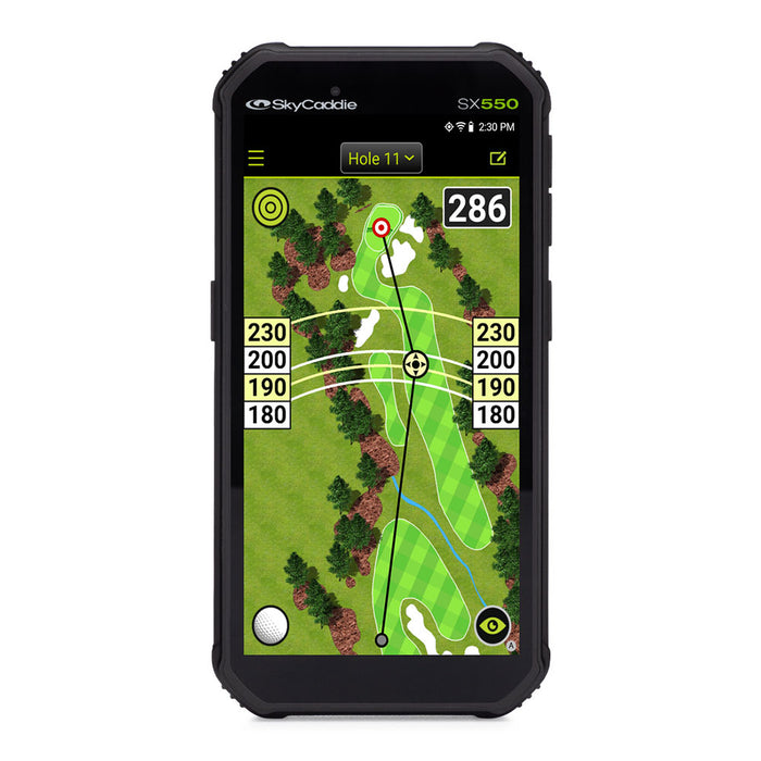 SkyCaddie SX550 Golf GPS - Front Angle