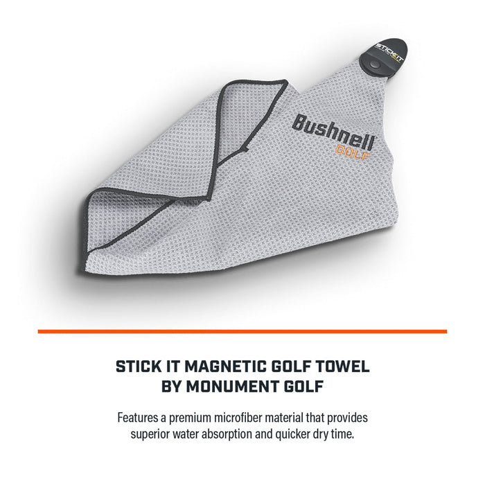 Bushnell Stick It Magnetic Golf Towel