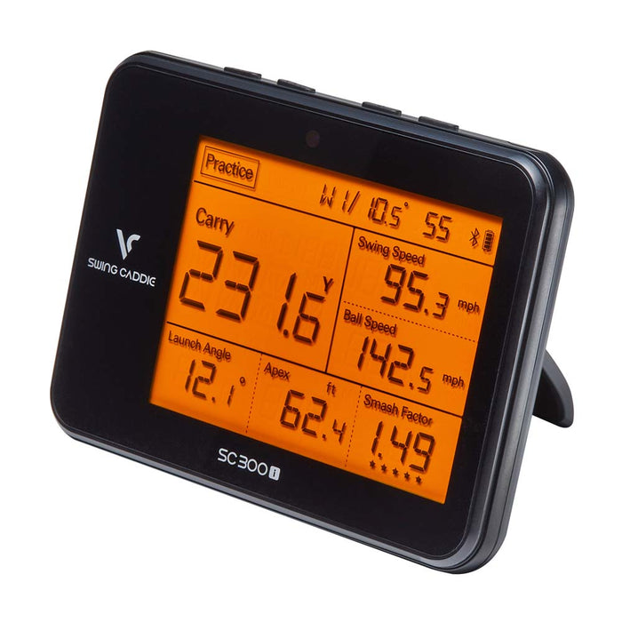 Swing Caddie SC300i by Voice Caddie Golf Launch Monitor - Right Angle