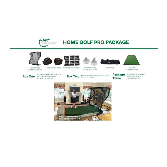 The Net Return Home Series V2 Golf & Multisport Net + Package