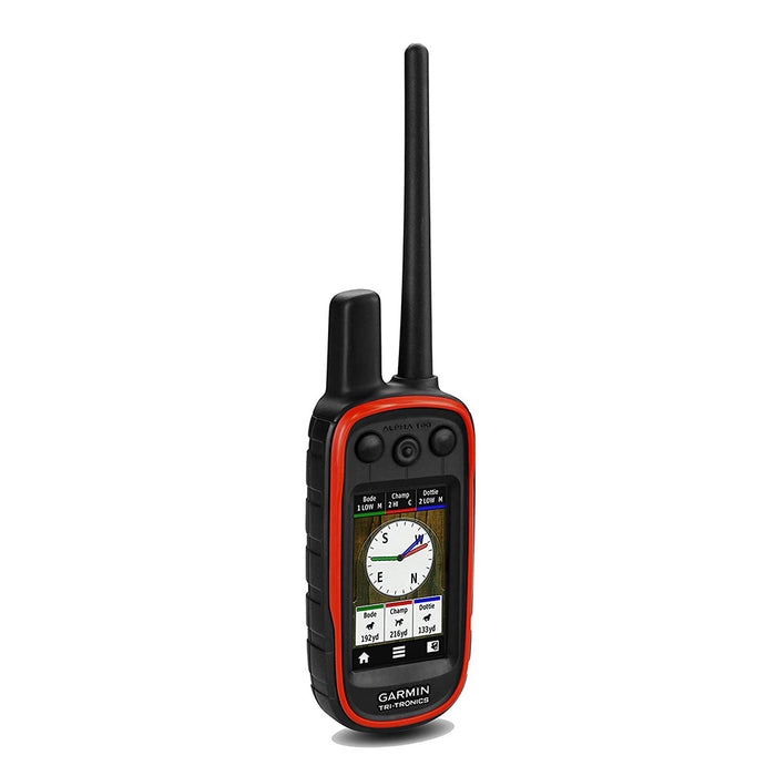 Garmin Alpha 100 GPS Dog Tracker - Handheld Only - Left Angle