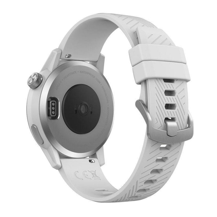 Coros APEX Premium Multisport GPS Watch - White/Silver - Back Angle