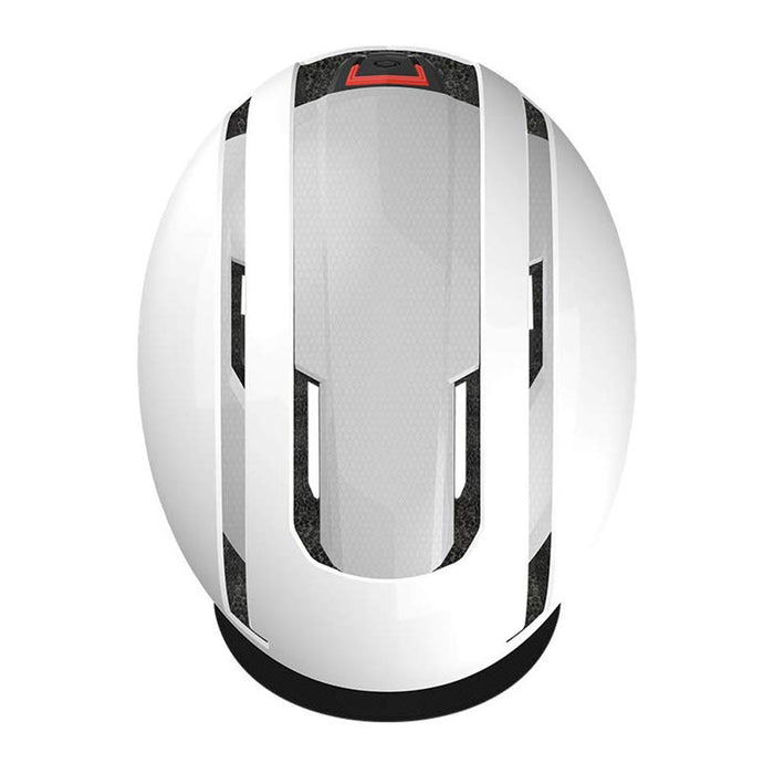 COROS SafeSound Urban Smart Cycling Helmet - White - Top Angle