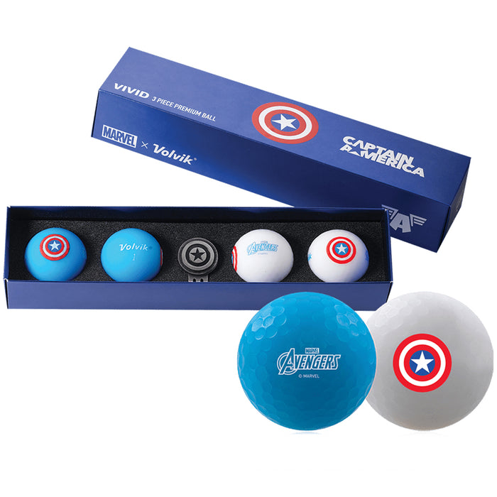 Volvik Marvel Vivid Golf Ball Gift Set