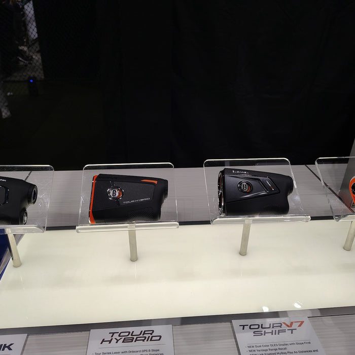 Bushnell Golf rangefinders on display at the 2026 PGA Show