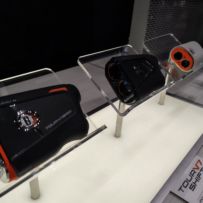 Bushnell Golf laser rangefinders on display at the 2026 PGA Show