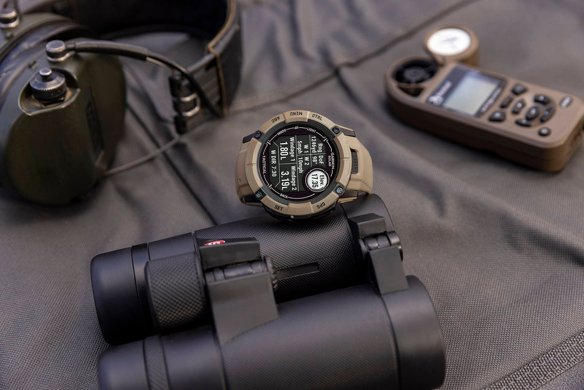 Garmin Instinct 2X Solar Rugged GPS Smartwatch, Whitestone with Power Glass  Lens, LED Flashlight 