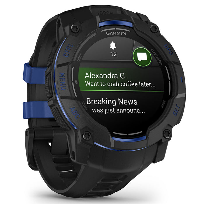 Garmin Instinct 3 Supernova Rugged GPS Smartwatch