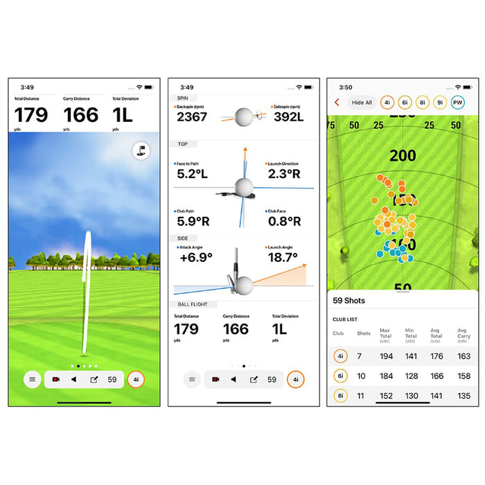 Garmin Approach R10 Golf Launch Monitor & Simulator + Net Return V2 Official Golf Simulation Studio Package with Hitting Net, Mat & Side Barriers