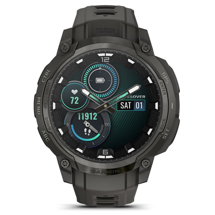Garmin Instinct Crossover AMOLED Rugged GPS Smartwatch