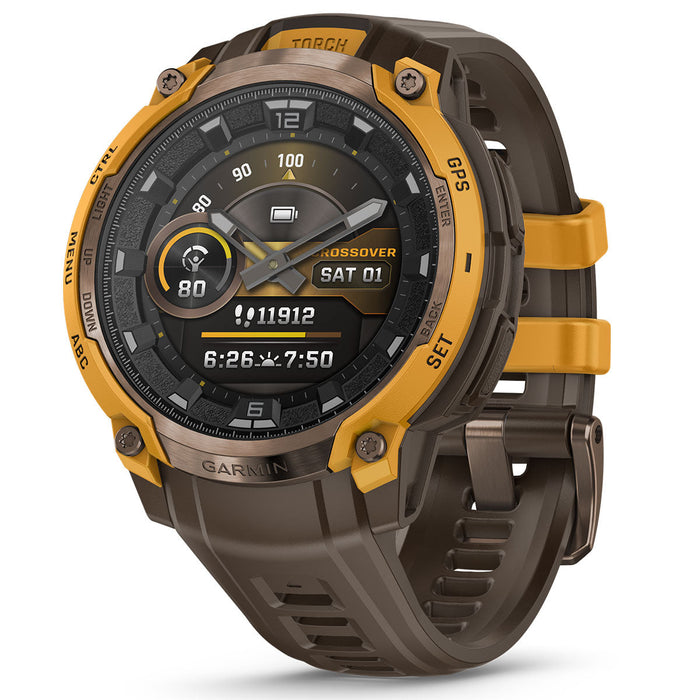 Garmin Instinct Crossover AMOLED Rugged GPS Smartwatch