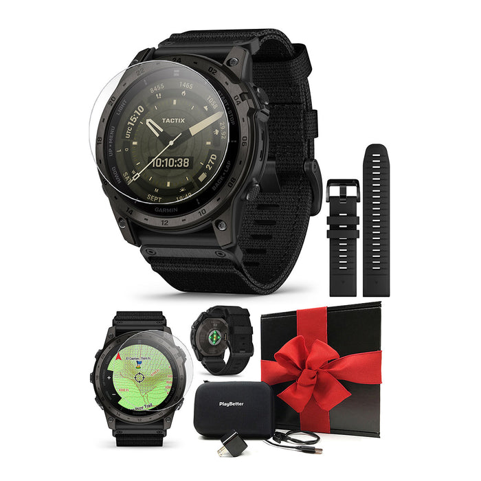 Garmin Tactix 7 Pro Ballistic Solar-Powered GPS Smartwatch: - Guns and Ammo
