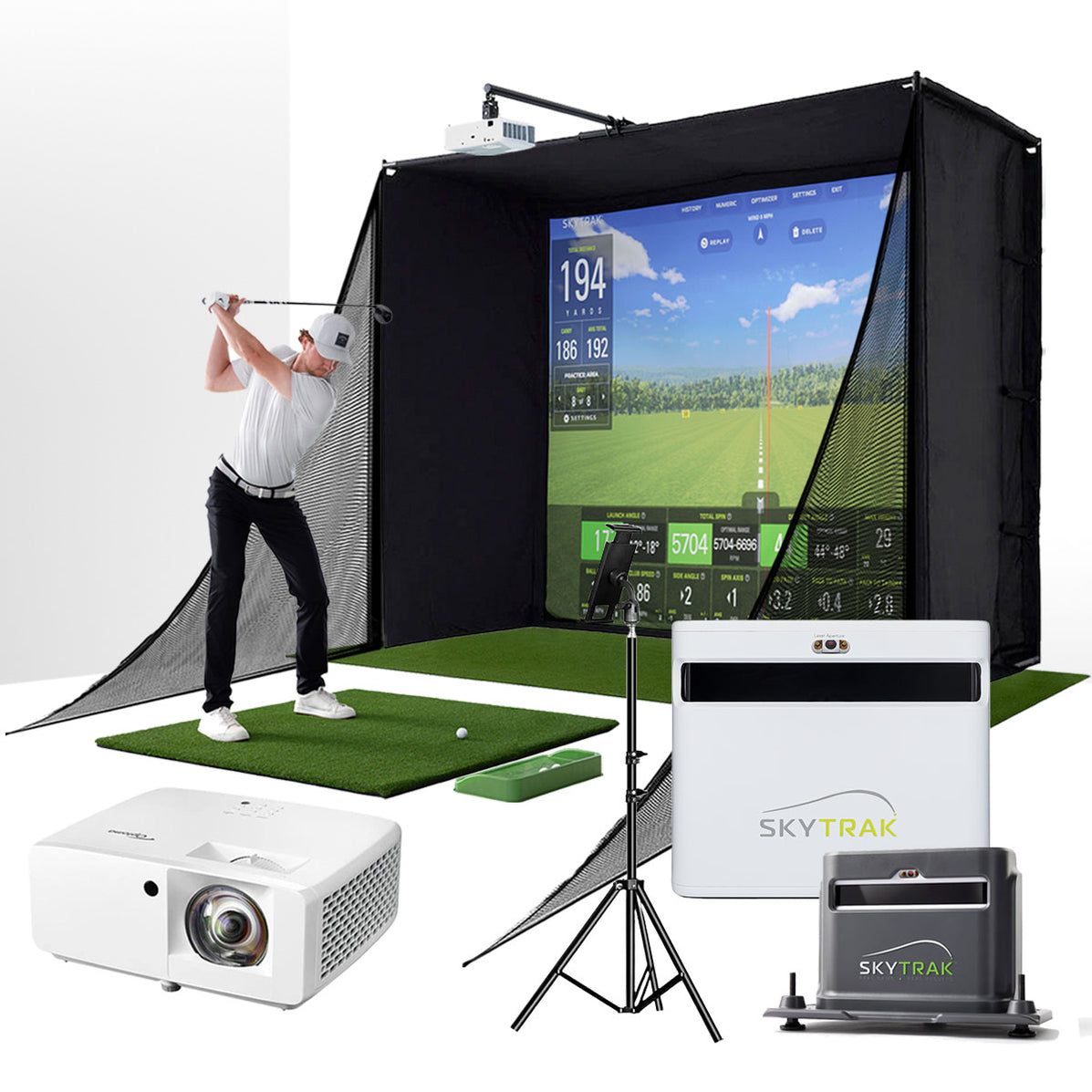 Shop 2025 SkyTrak+ SimStudio™ Home Golf Simulator Studio Package ...