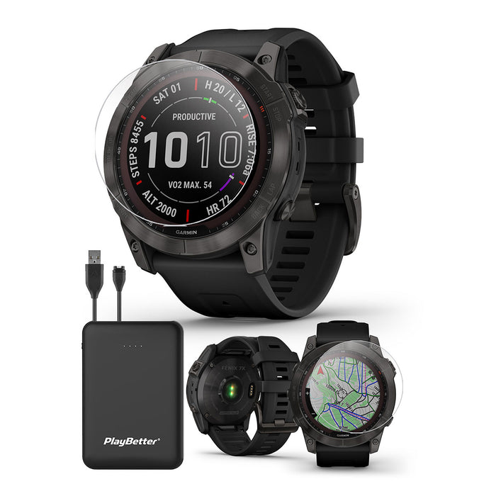 Garmin fenix 7X Solar / fenix 7X Sapphire Solar Multisport GPS Fitness Watch
