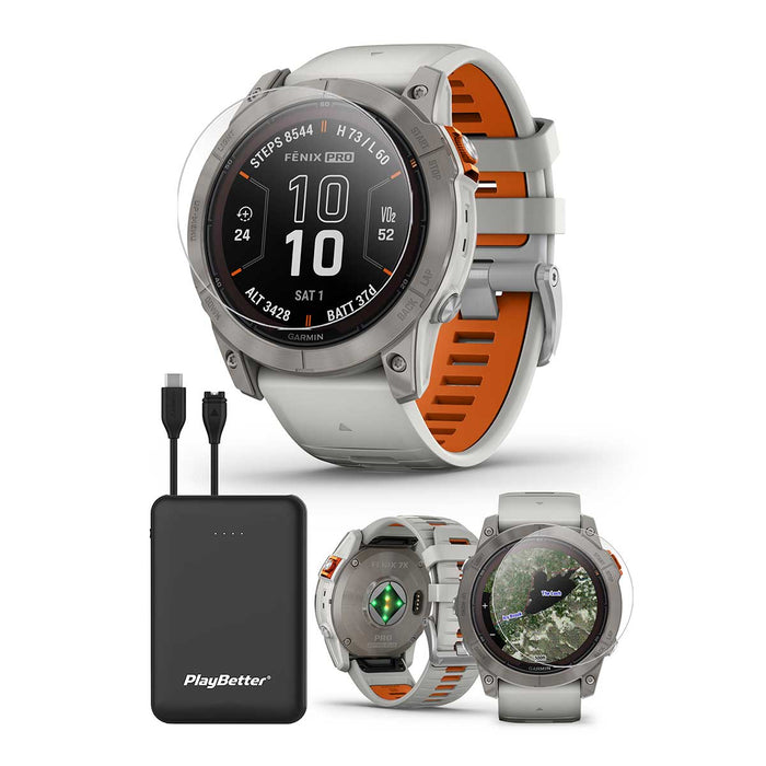 Garmin Fenix 6 Sapphire Multisport GPS Smartwatch Titanium W