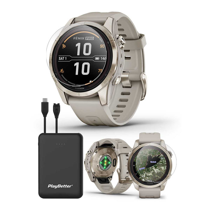  Garmin fēnix 5s, Premium and Rugged Smaller-Sized Multisport  GPS Smartwatch, Silver/Black : Electronics