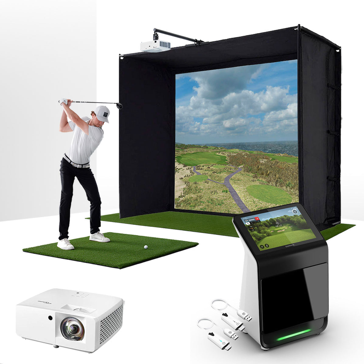 Garmin Approach® R50 Home Golf Studio BYO (Build Your Own) Package ...