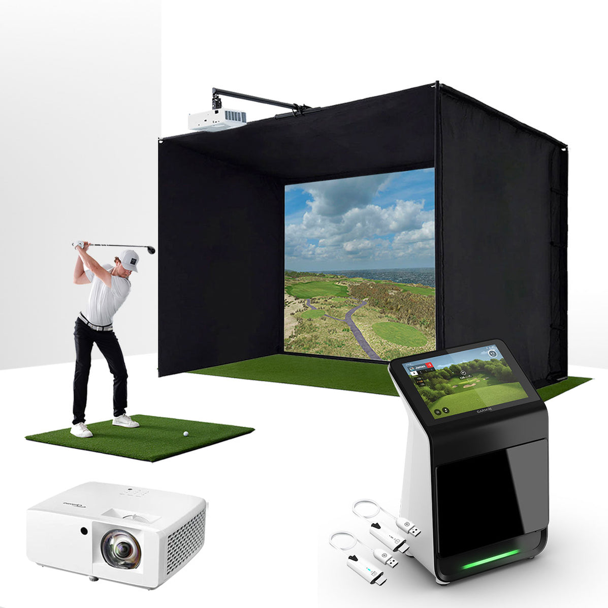 Garmin Approach® R50 Home Golf Studio BYO (Build Your Own) Package ...