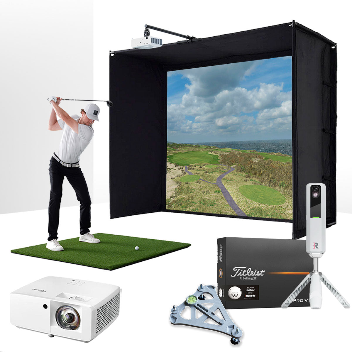 Rapsodo MLM2PRO Home Golf Studio Essentials Package — PlayBetter