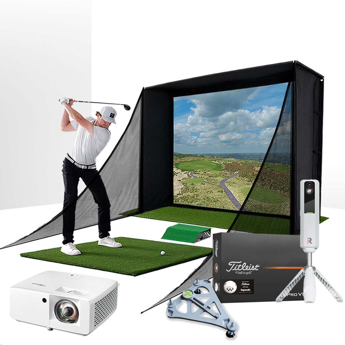 Rapsodo MLM2PRO Home Studio Package with PlayBetter SimStudio™