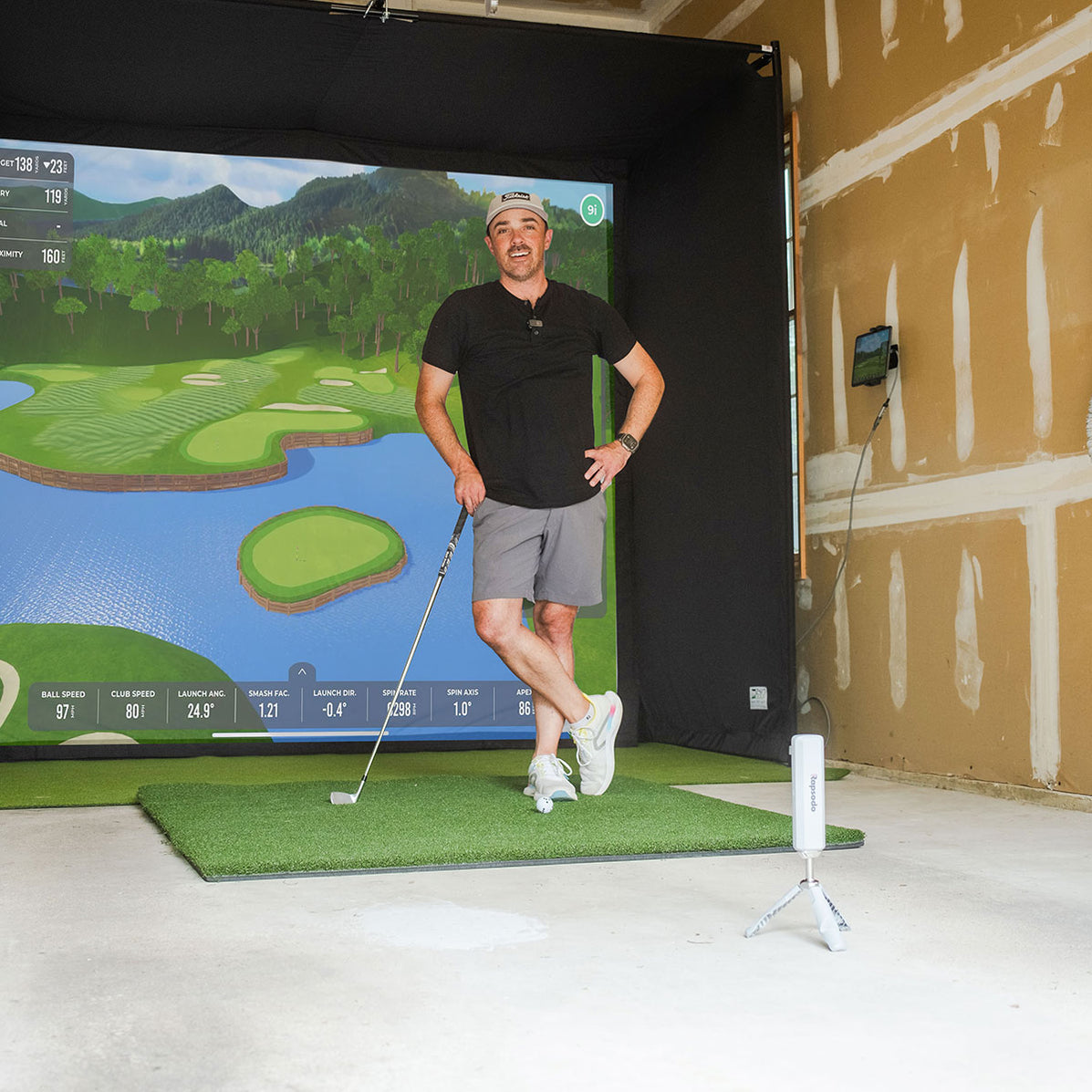 Sim Studio Golf Examples PlayBetter SimStudio™ Garage Edition by Golficity | Best Home Garge ...