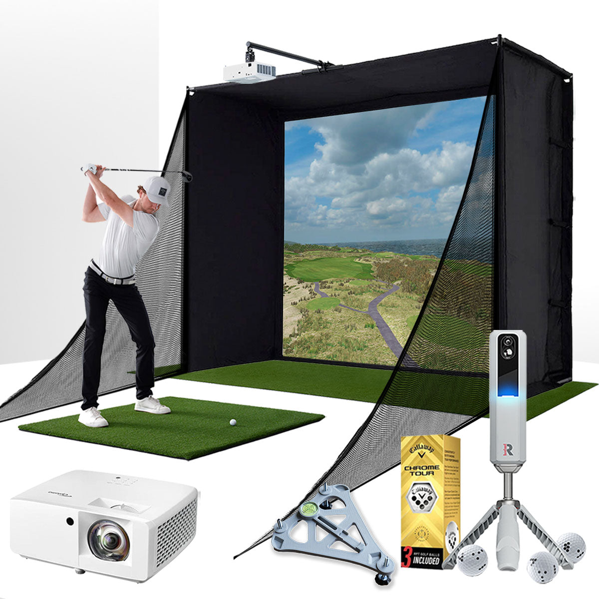 Rapsodo MLM2PRO Home Studio Package with PlayBetter SimStudio™