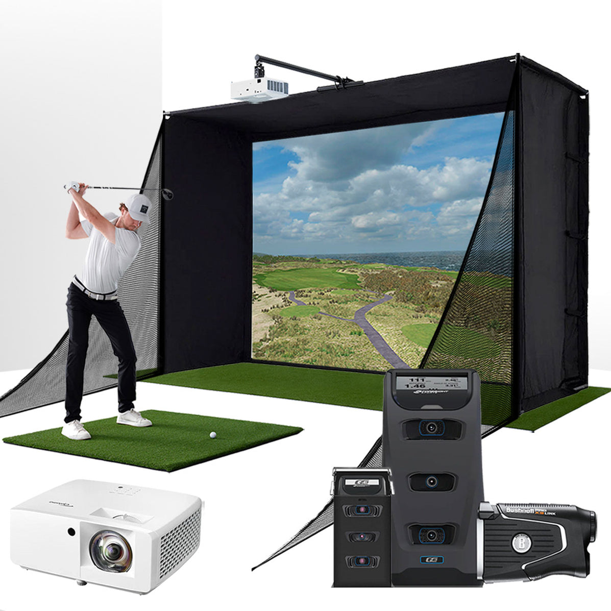 Foresight GC3 with LINK Golf Simulator | PlayBetter SimStudio Packages