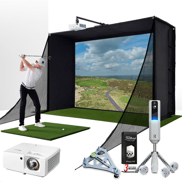 MLM2 Pro ゴルフスイングシミュレーター セット Studio12-MLM2PRO-Titleist-
