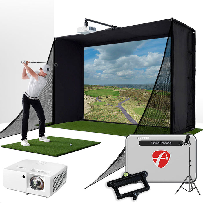 Buy FlightScope Mevo+ Home Golf Simulator Studio Package