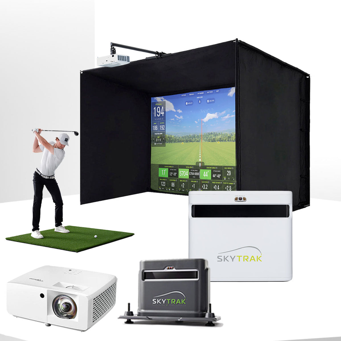 Shop 2025 SkyTrak+ Home Golf Studio Essentials Package — PlayBetter