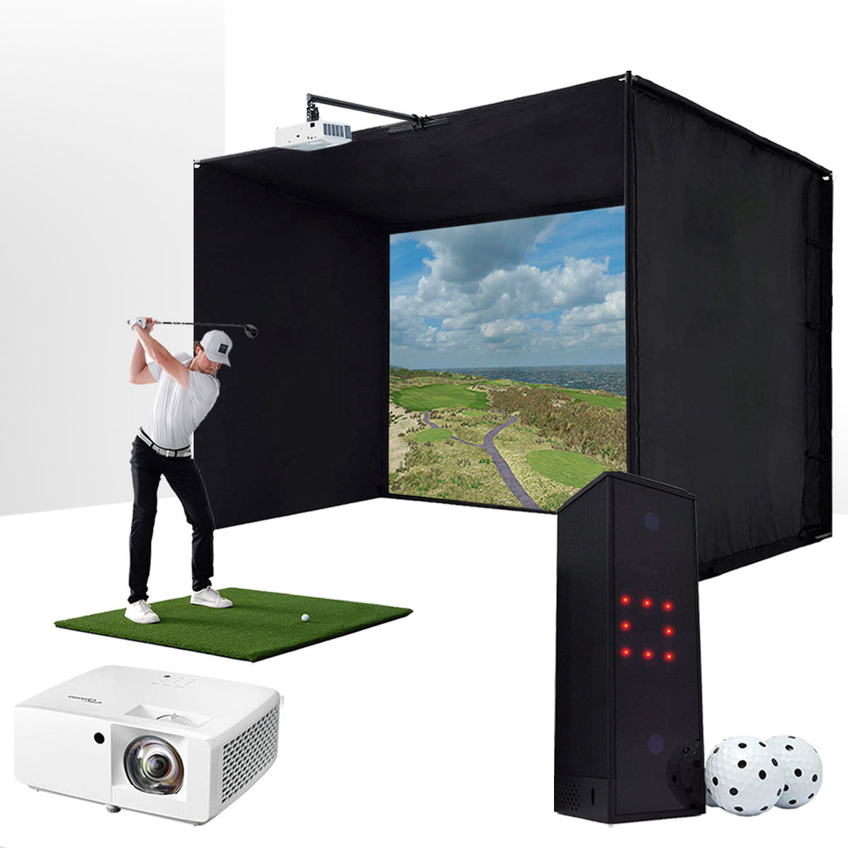 Square Golf Graphics Square Golf | PlayBetter SimStudio™ BYO (Build Your Own) Package