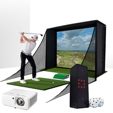 Square Golf Square Golf Indoor Launch Monitor Home Golf Studio Complete Package ...