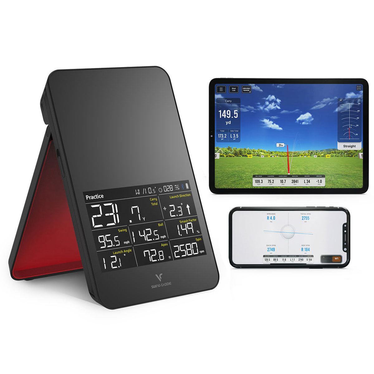 Buy Swing Caddie SC4 PRO Portable Golf Launch Monitor & Simulator