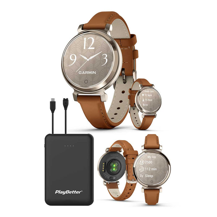 Garmin Lily 2-Heatlh and Fitness Smartwatch with Anodized Aluminum Bezel/Case and Silicone Band 1.4 x .4 in Cream Gold 010-02839-00 - The Home Depot Garmin Lily 2-Heatlh and Fitness Smartwatch with Anodized Aluminum Bezel/Case and Silicone Band 1.4 x .4 in Cream Gold 010-02839-00 - The Home Depot