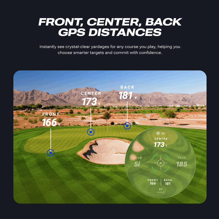 Blue Tees Captain Pro Golf Rangefinder