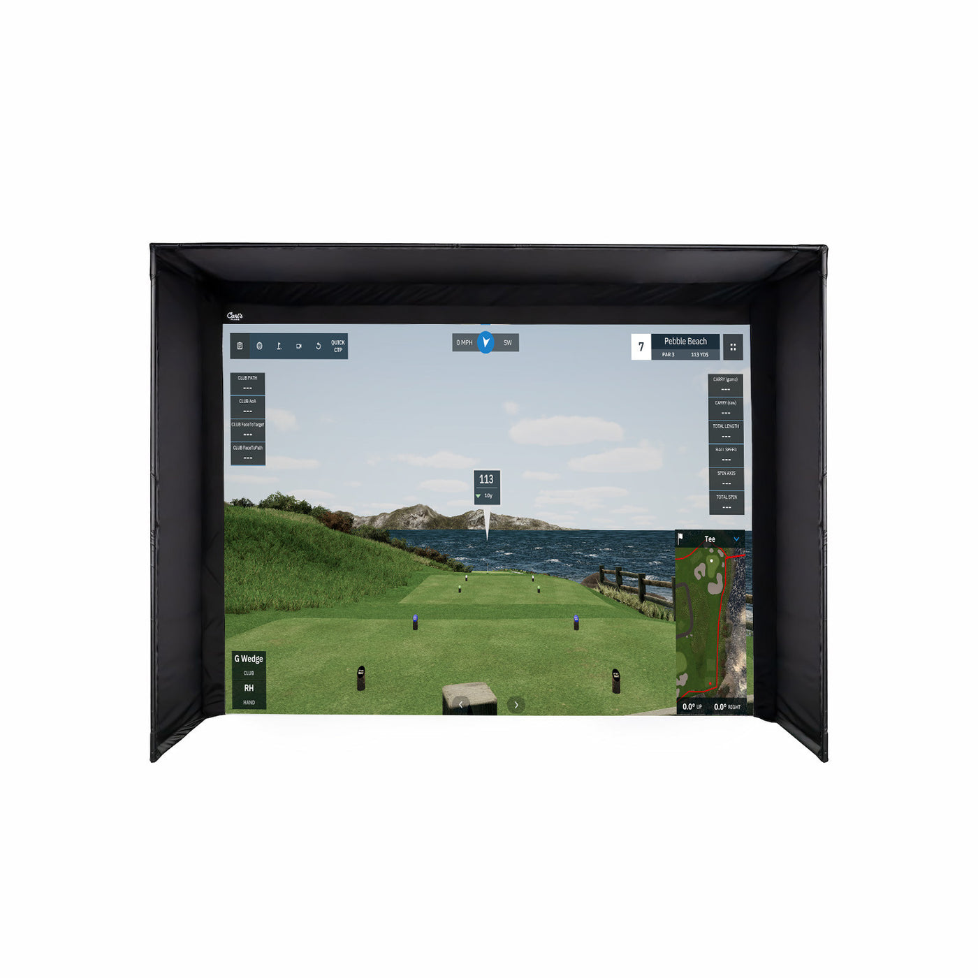 Shop Carl's Place DIY Golf Simulator Enclosure Kit with Impact Screen ...