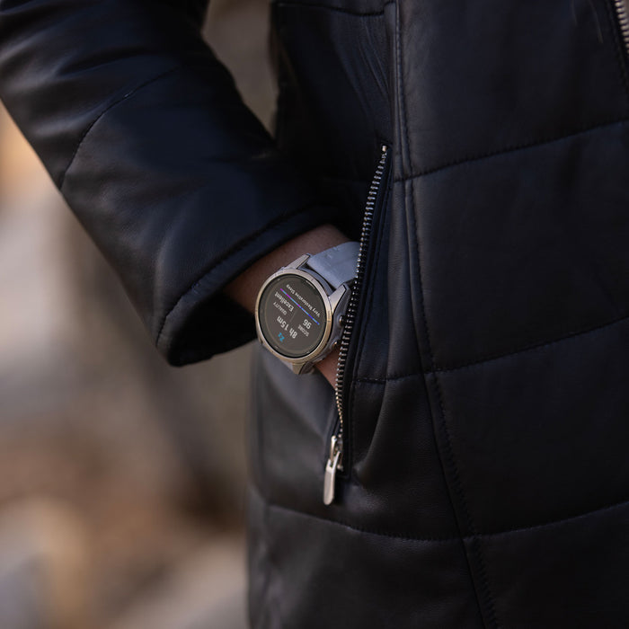 Garmin Fenix 7 Pro Solar Smartwatch - Sapphire, Carbon Gray DLC Titanium, Black