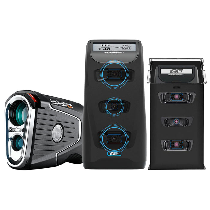 Foresight GC3S Golf Launch Monitor & Simulator (Includes Bushnell Pro X3 LINK Laser Rangefinder)