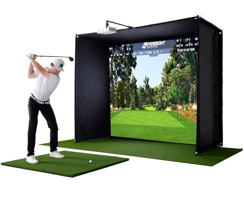 bushnell launch pro home simulator studio package