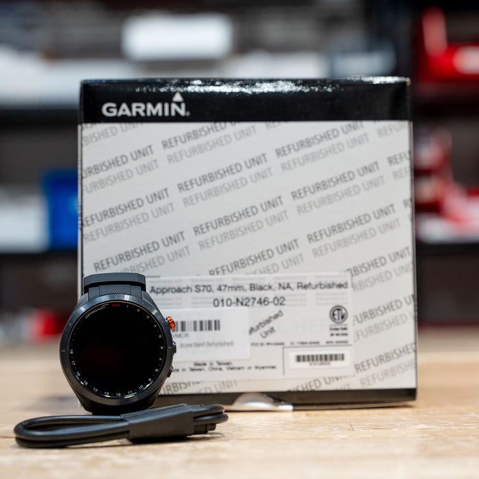 Garmin Approach S70 Golf GPS Smartwatch (Certified Pre-Owned)