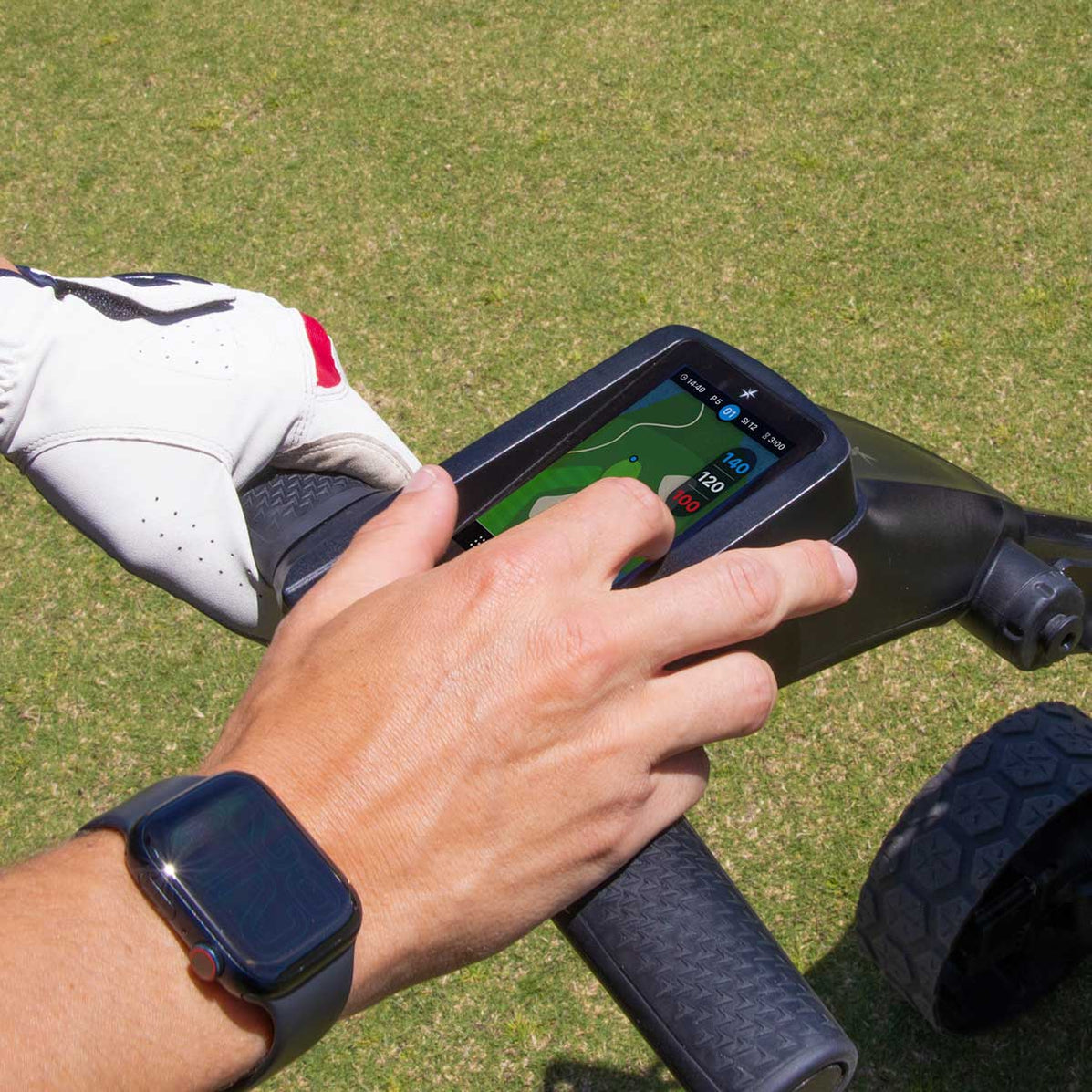 MGI Ai Navigator Halo GPS Electric Golf Caddy PlayBetter mgi-ai-navigator-halo-gps-electric-golf-caddy-playbetter