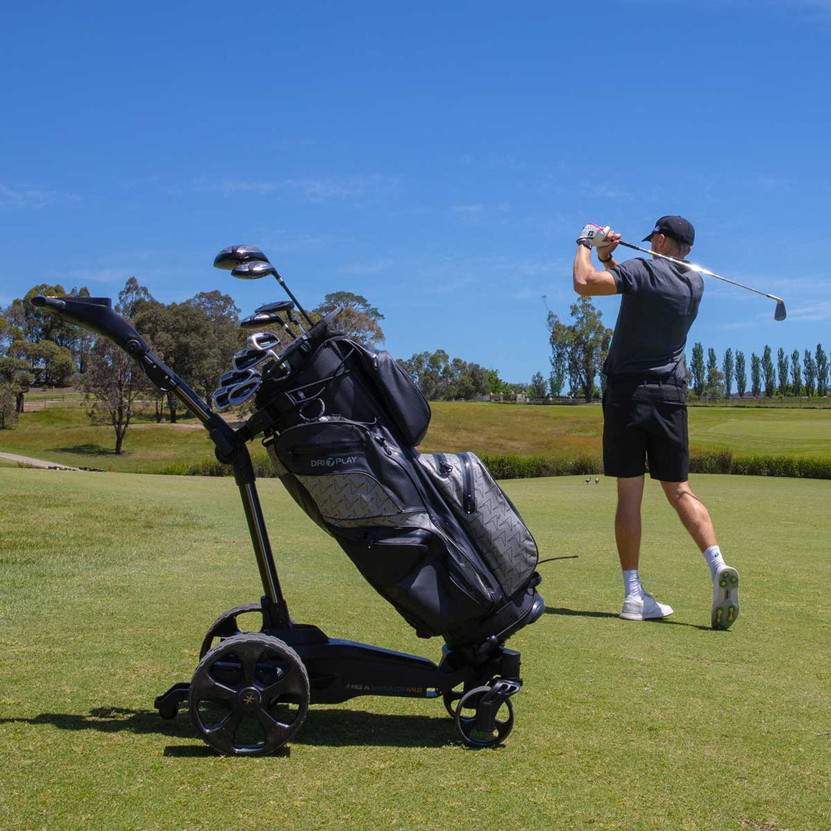 MGI Ai Navigator Halo GPS Electric Golf Caddy — PlayBetter
