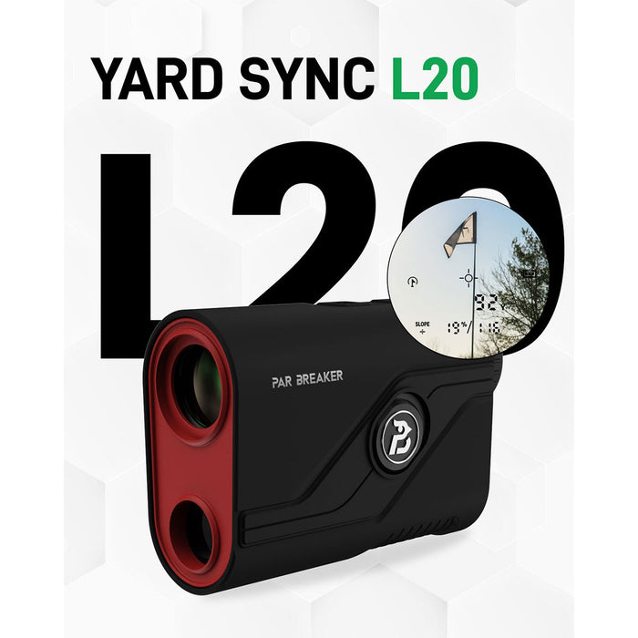 Par Breaker Yard Sync L20 Golf Laser Rangefinder